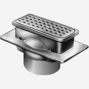Sani-ceptor ARC Waste Drains with ARC Rectangular Non-Traffic Tops
